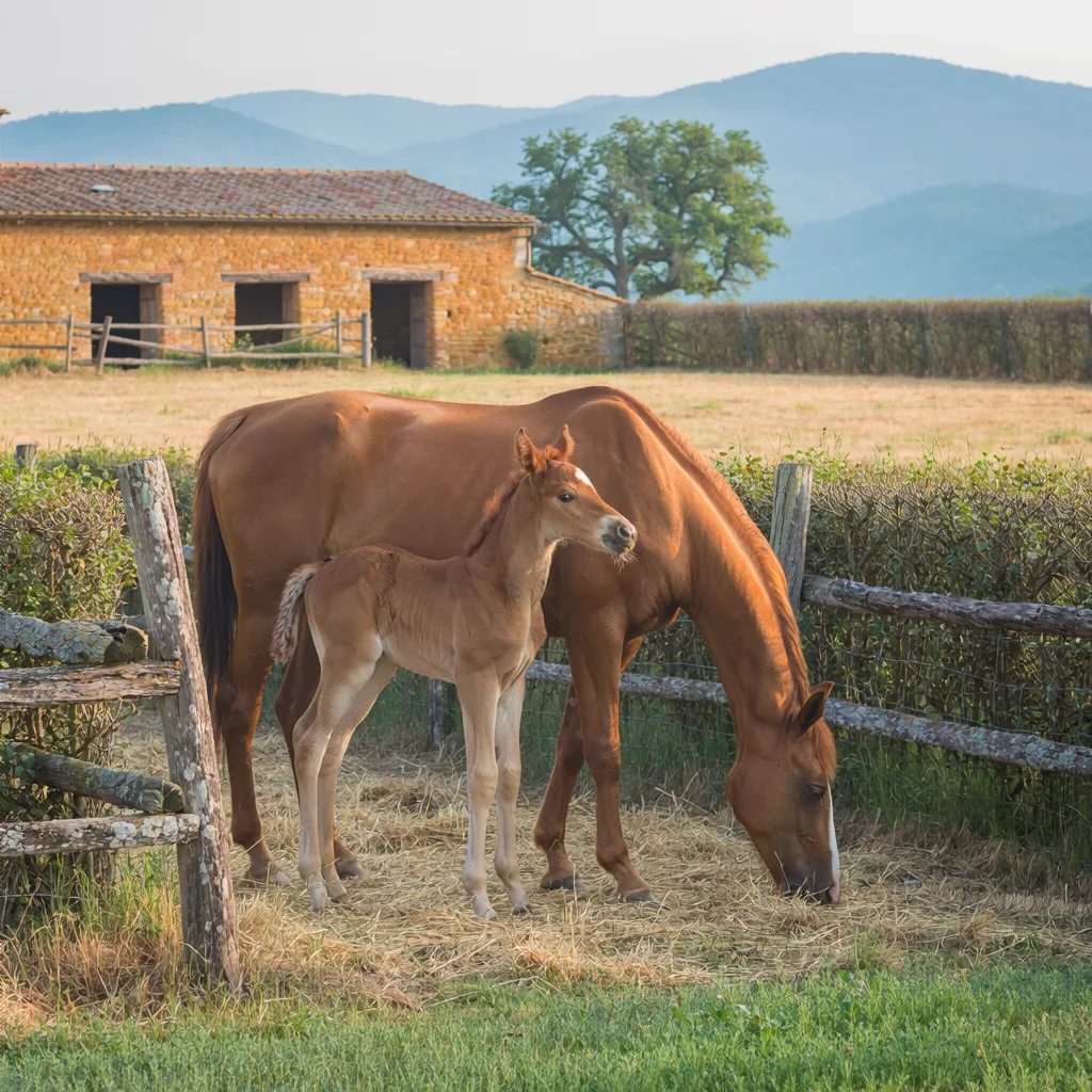 Élevage de chevaux, Domaine du Possible, Châtillon