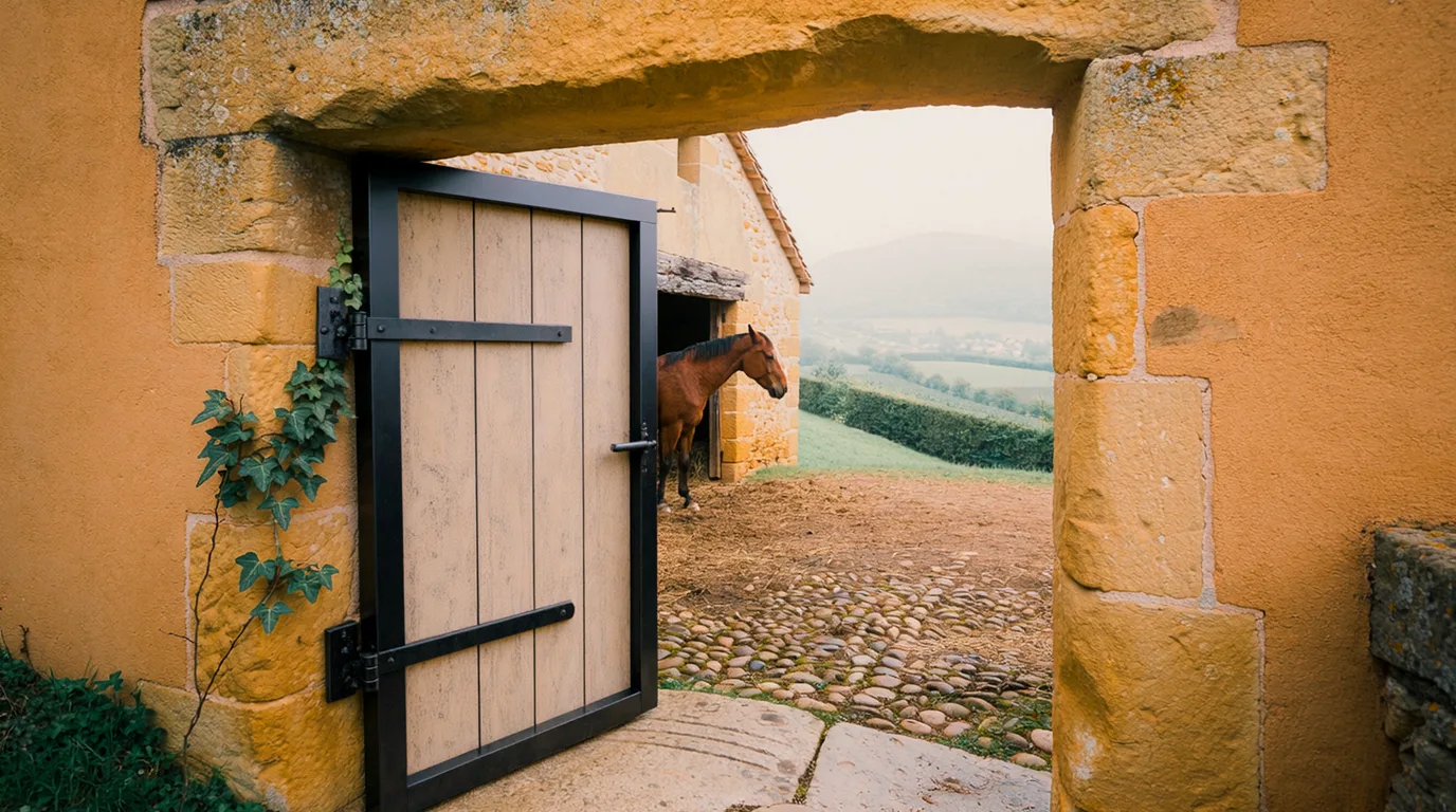 Entrée, Domaine du Possible, centre équestre à Châtillon
