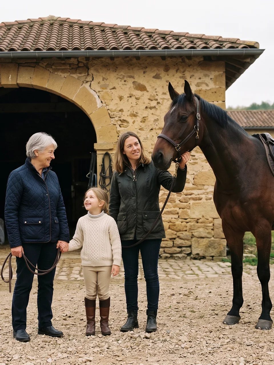 L'équipe, Domaine du Possible, centre équestre à Châtillon